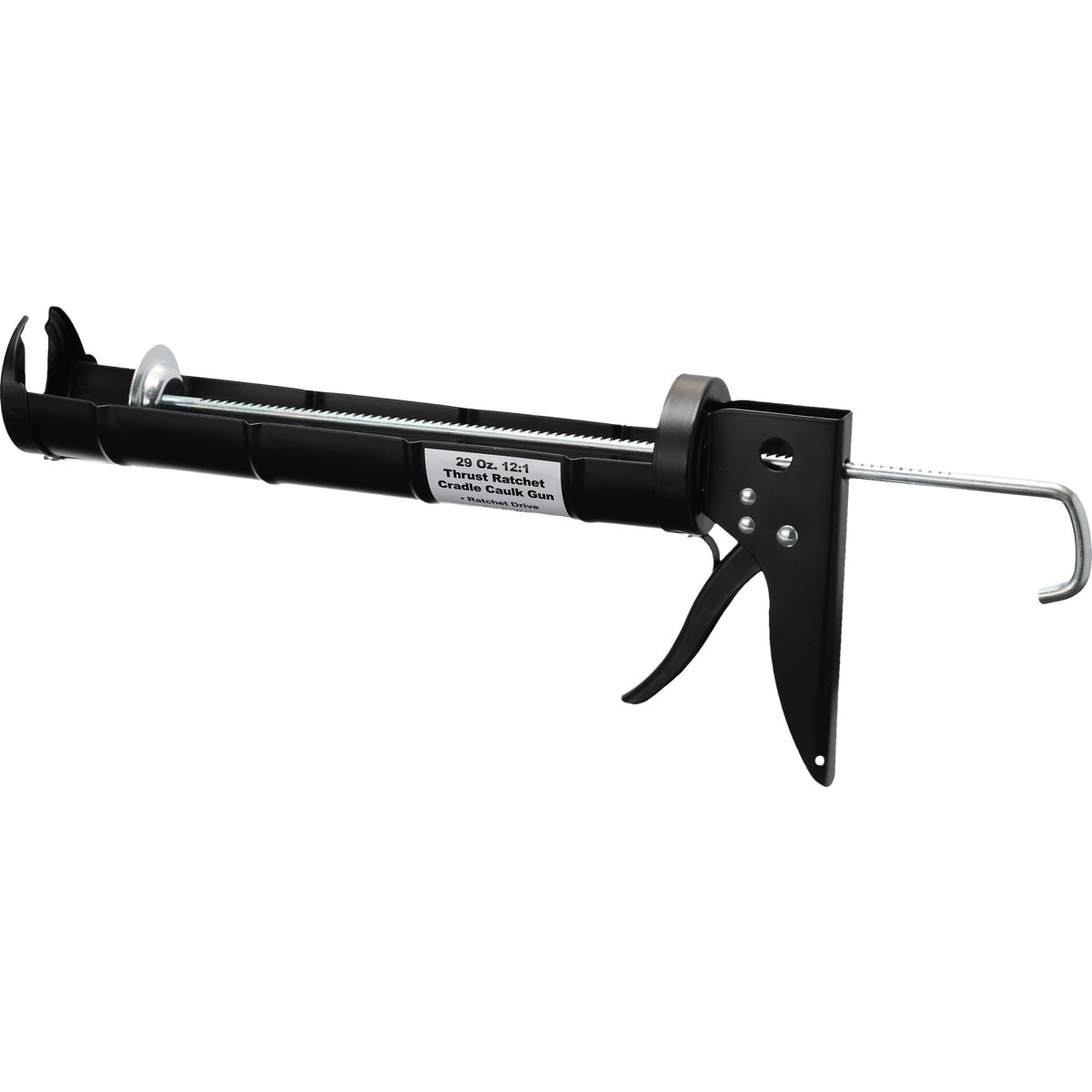 29 Oz. 12:1 Thrust Ratchet Cradle Caulk Gun