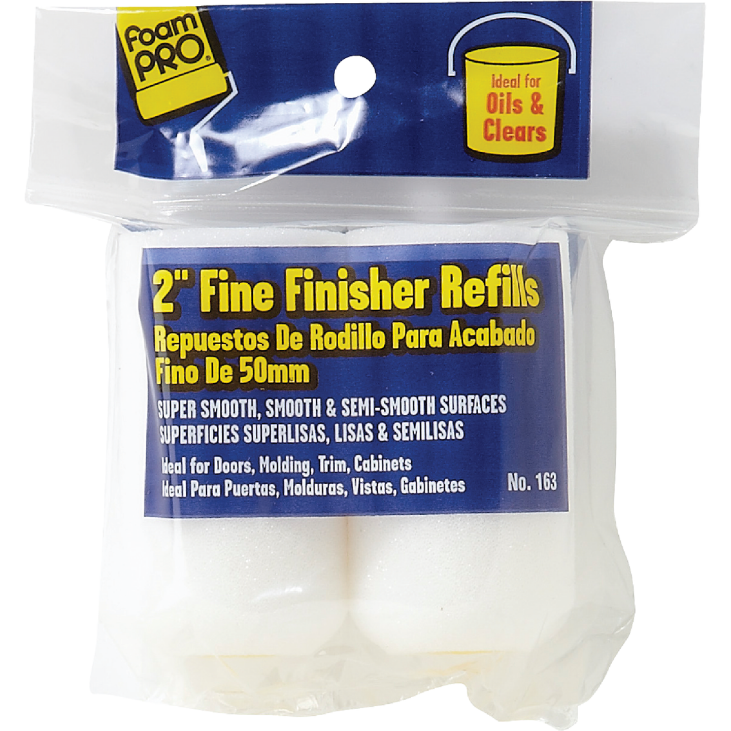 FoamPro Fine Finisher 2 In. Mini Foam Roller Cover (2-Pack) Image 1