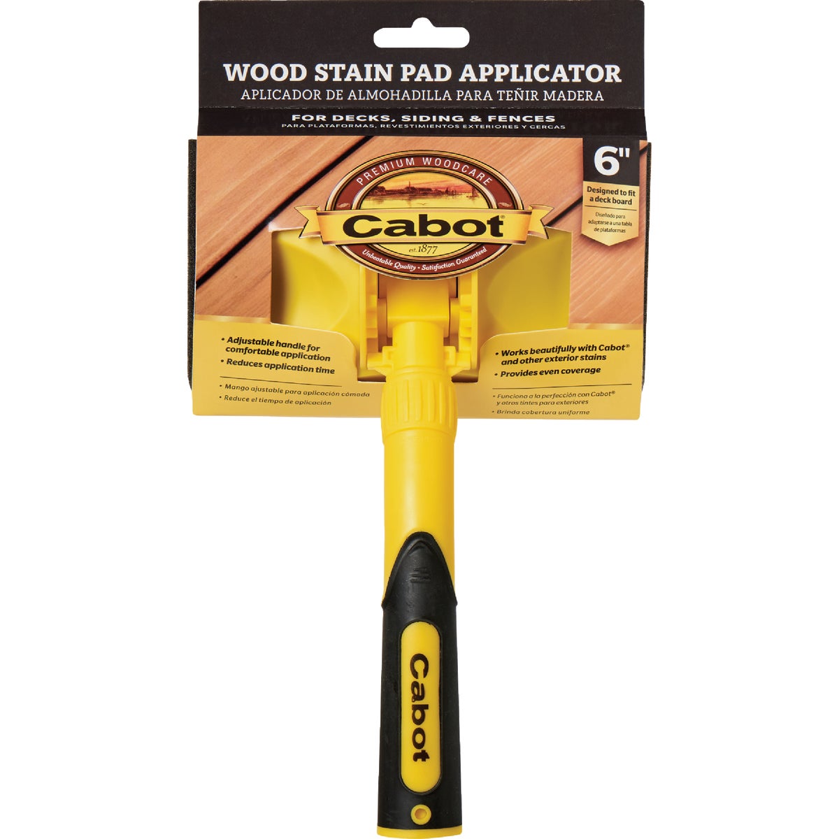 Cabot Wood Stain Pad Applicator, 6 In.