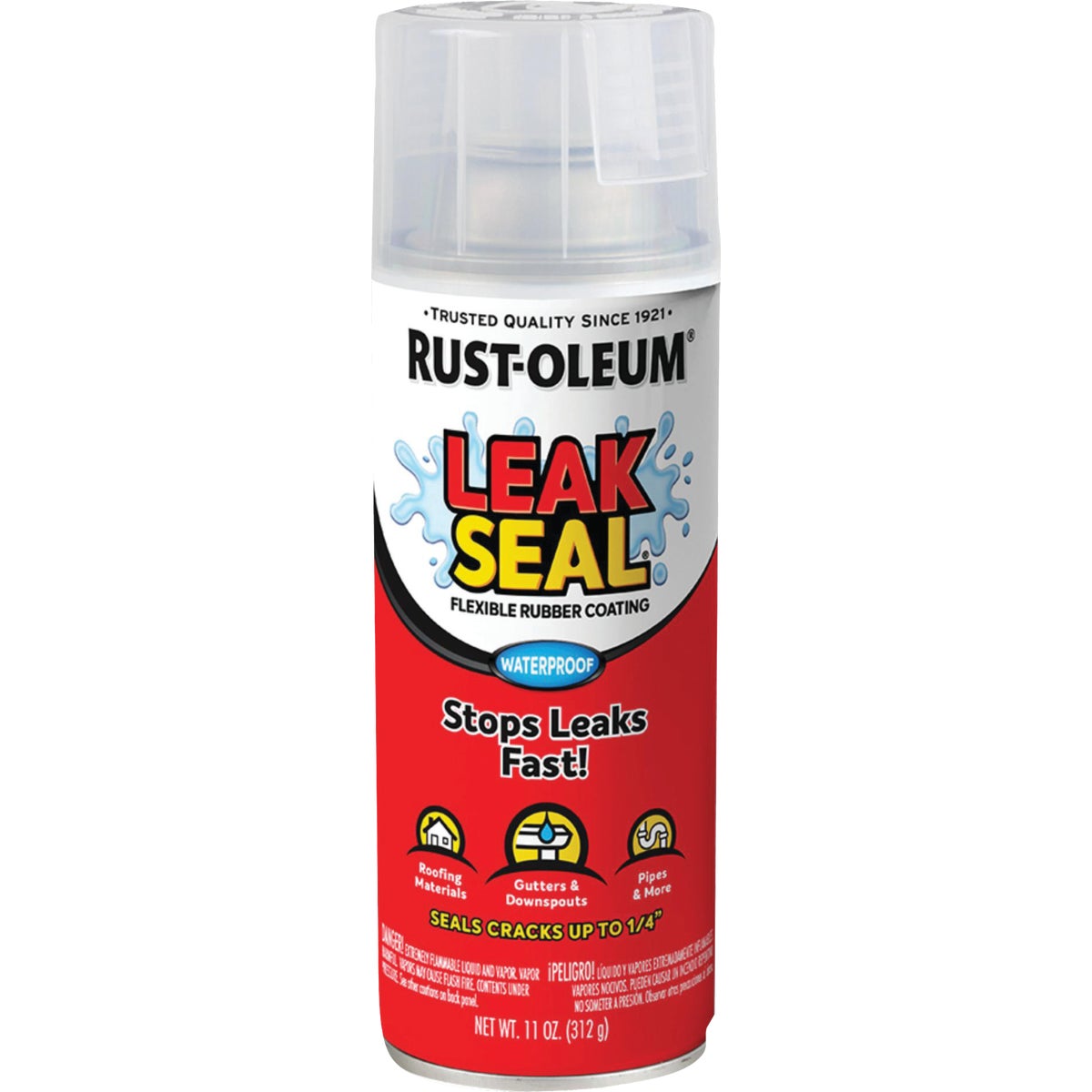 Rust-Oleum LeakSeal 12 Oz. Flexible Rubber Coating, Clear Image 2