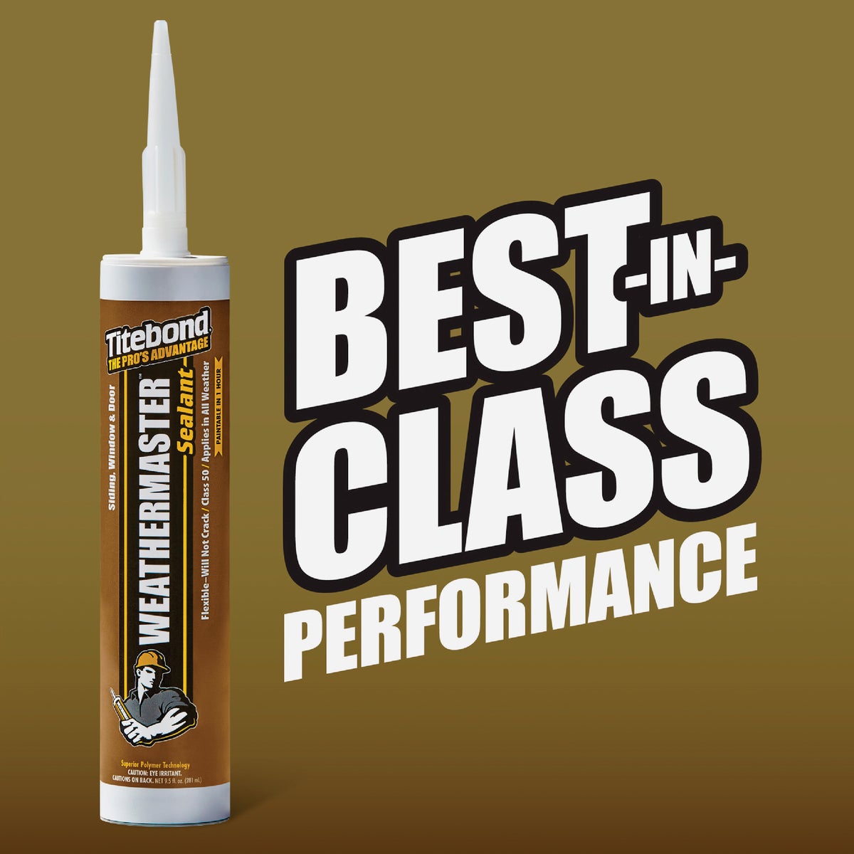 Titebond WeatherMaster 10 Oz. Polymer Sealant, 44001 White Image 2