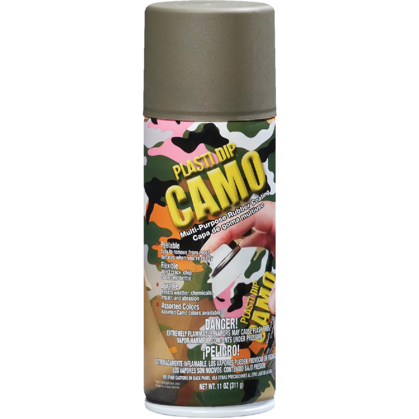 Performix Plasti Dip Green Camo Rubber Coating Spray Paint Image 1