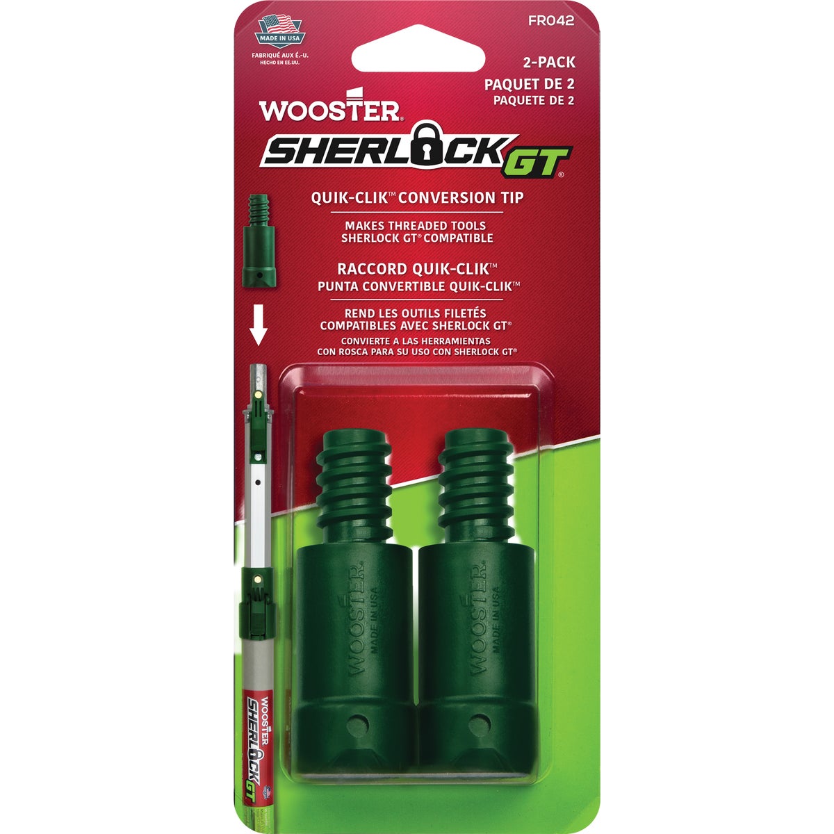 Wooster Sherlock GT Conversion Tip (2-Pack) Image 1