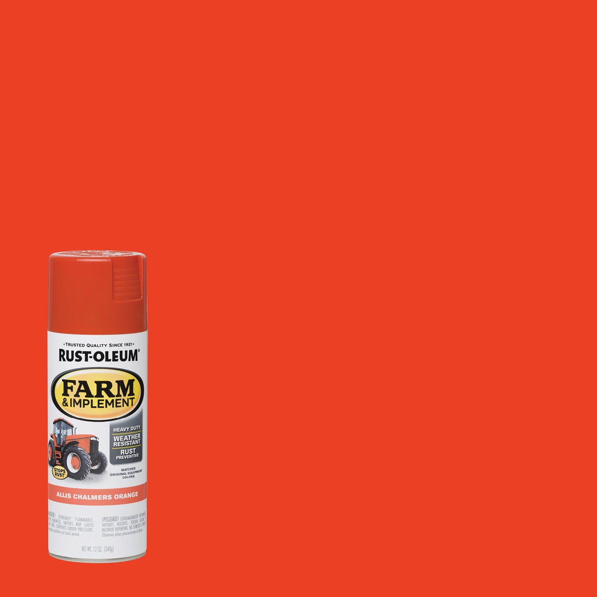 Rust-Oleum 12 Oz. Allis Chambers Orange Farm & Implement Spray Paint