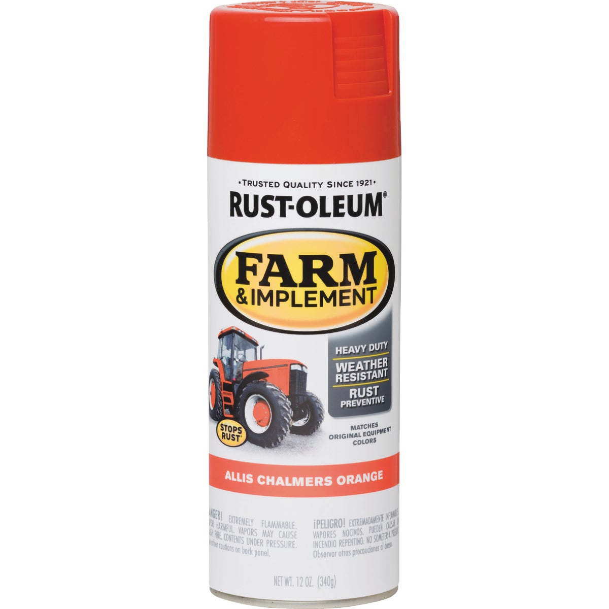 Rust-Oleum 12 Oz. Allis Chambers Orange Farm & Implement Spray Paint Image 7