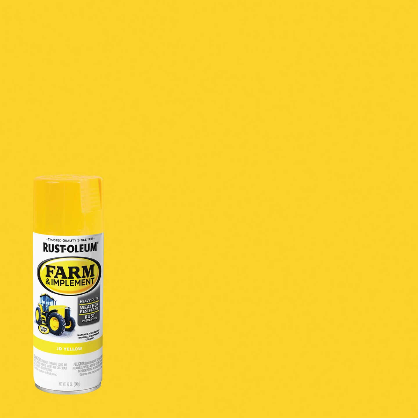 Rust-Oleum 12 Oz. JD Yellow Farm & Implement Spray Paint Image 1