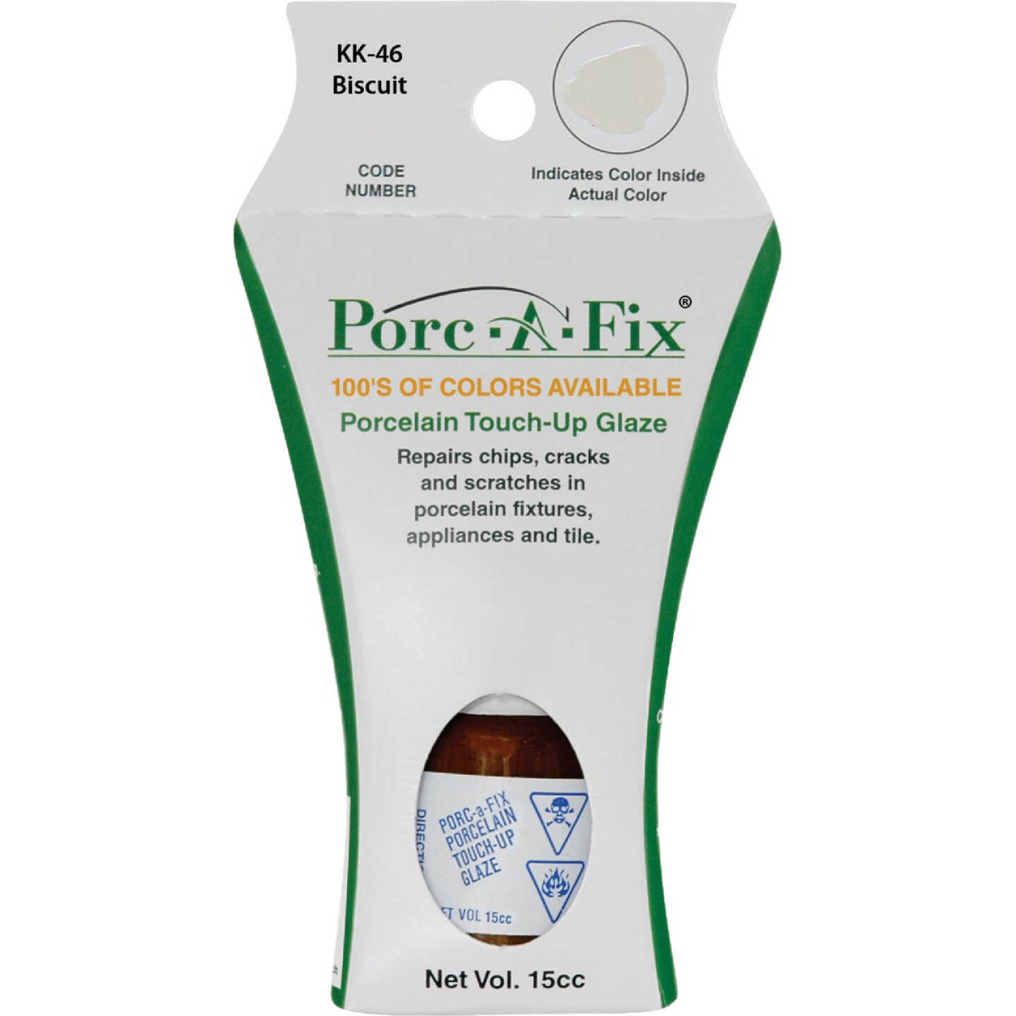 Fixture-Fix Porc-A-Fix Kohler Biscuit Porcelain Touch-up Paint, 15cc Image 1