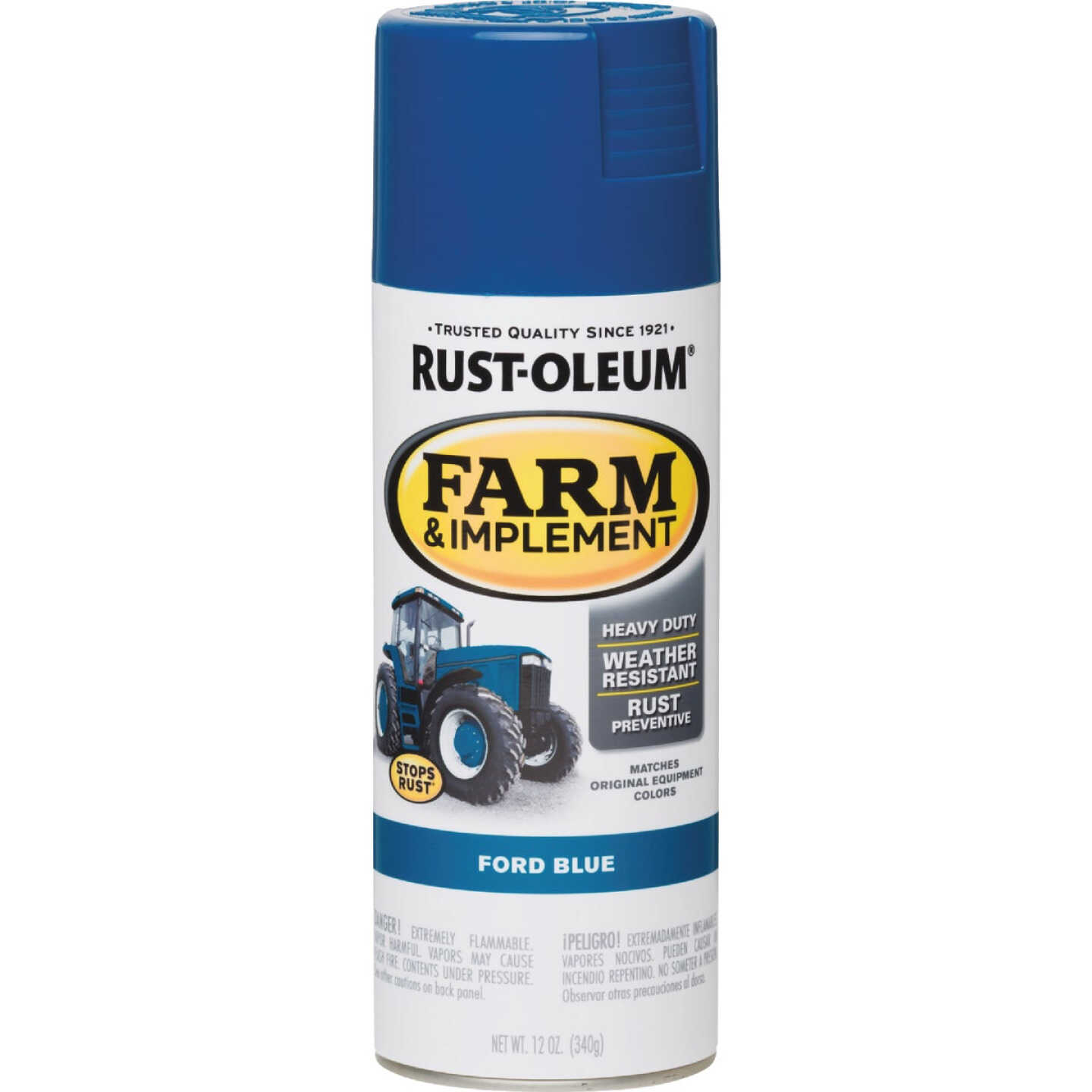 Rust-Oleum 12 Oz. Ford Blue Farm & Implement Spray Paint Image 7