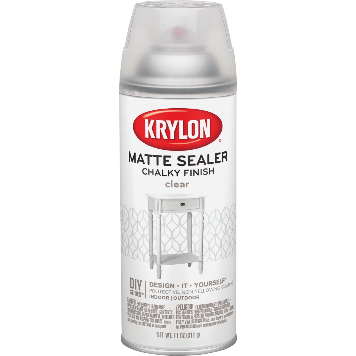 Krylon CHALKY FINISH 11 Oz. Chalk Spray Paint Sealer, Clear Image 1