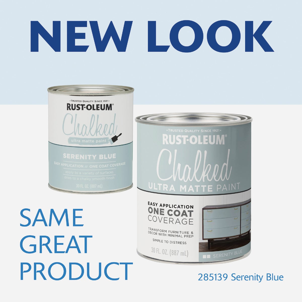 Rust-Oleum Chalked Serenity Ultra Matte 30 Oz. Chalk Paint Image 2