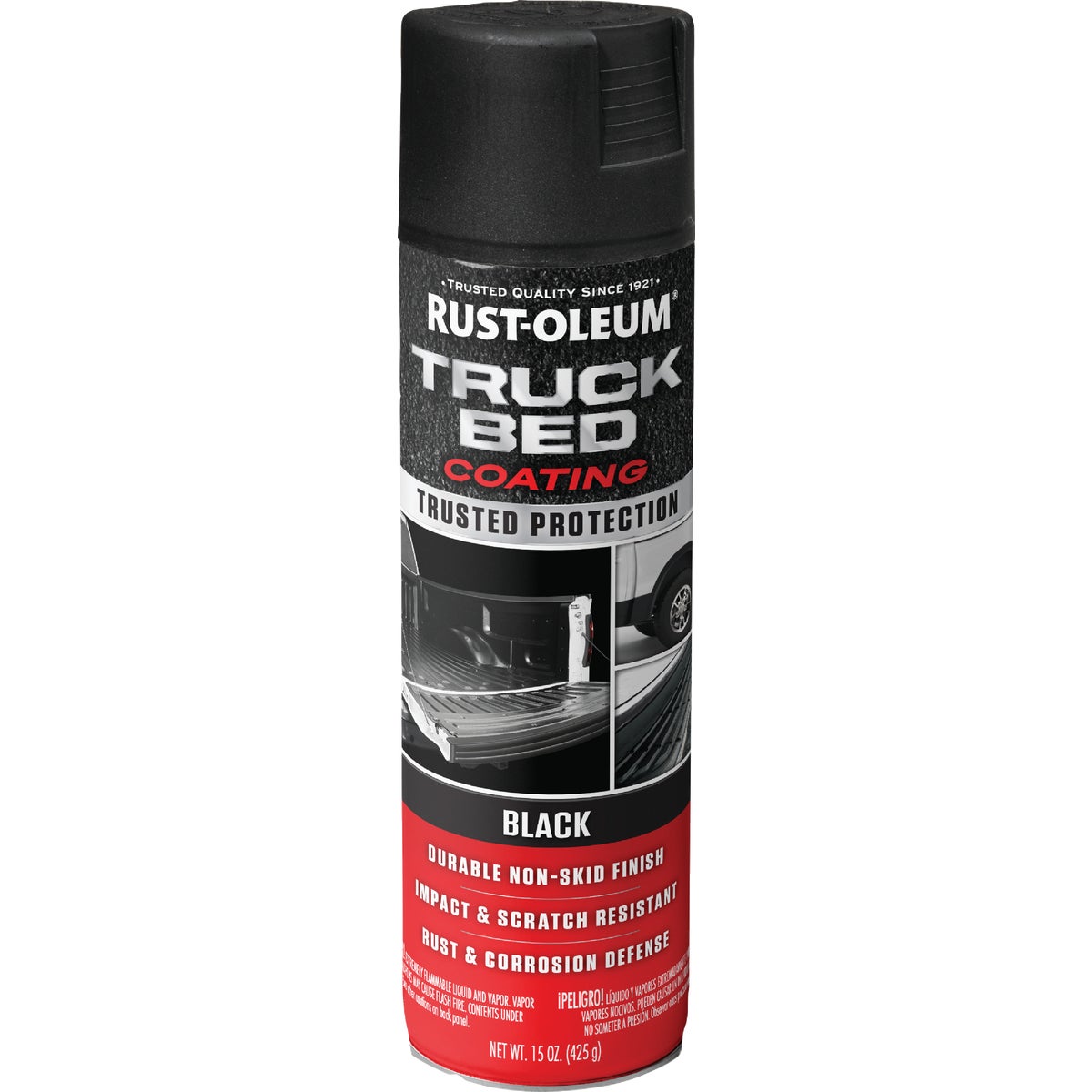 Rust-Oleum Stops Rust 15 Oz. Black Truck Bed Liner Spray Image 7