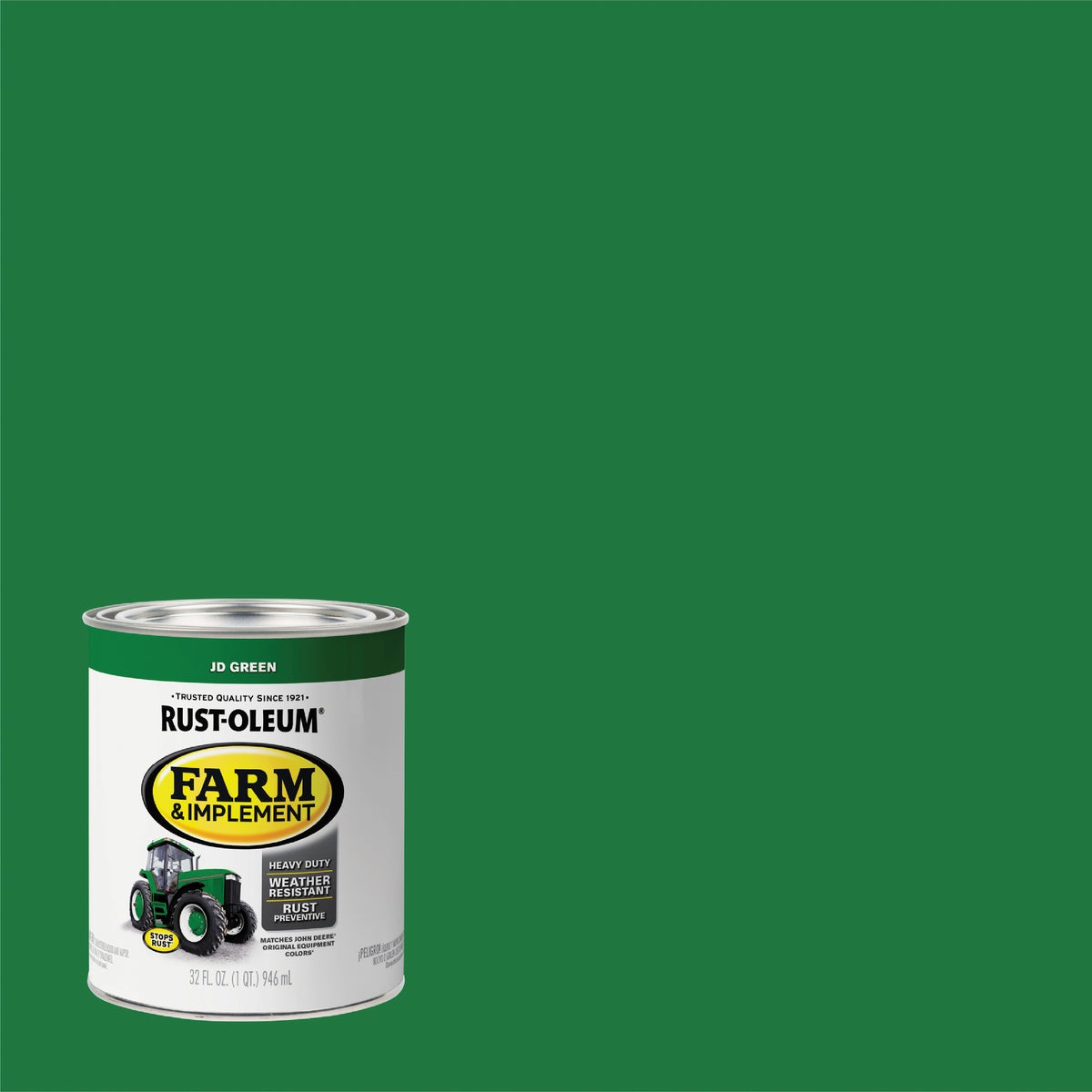 Rust-Oleum 1 Quart JD Green Gloss Farm & Implement Enamel