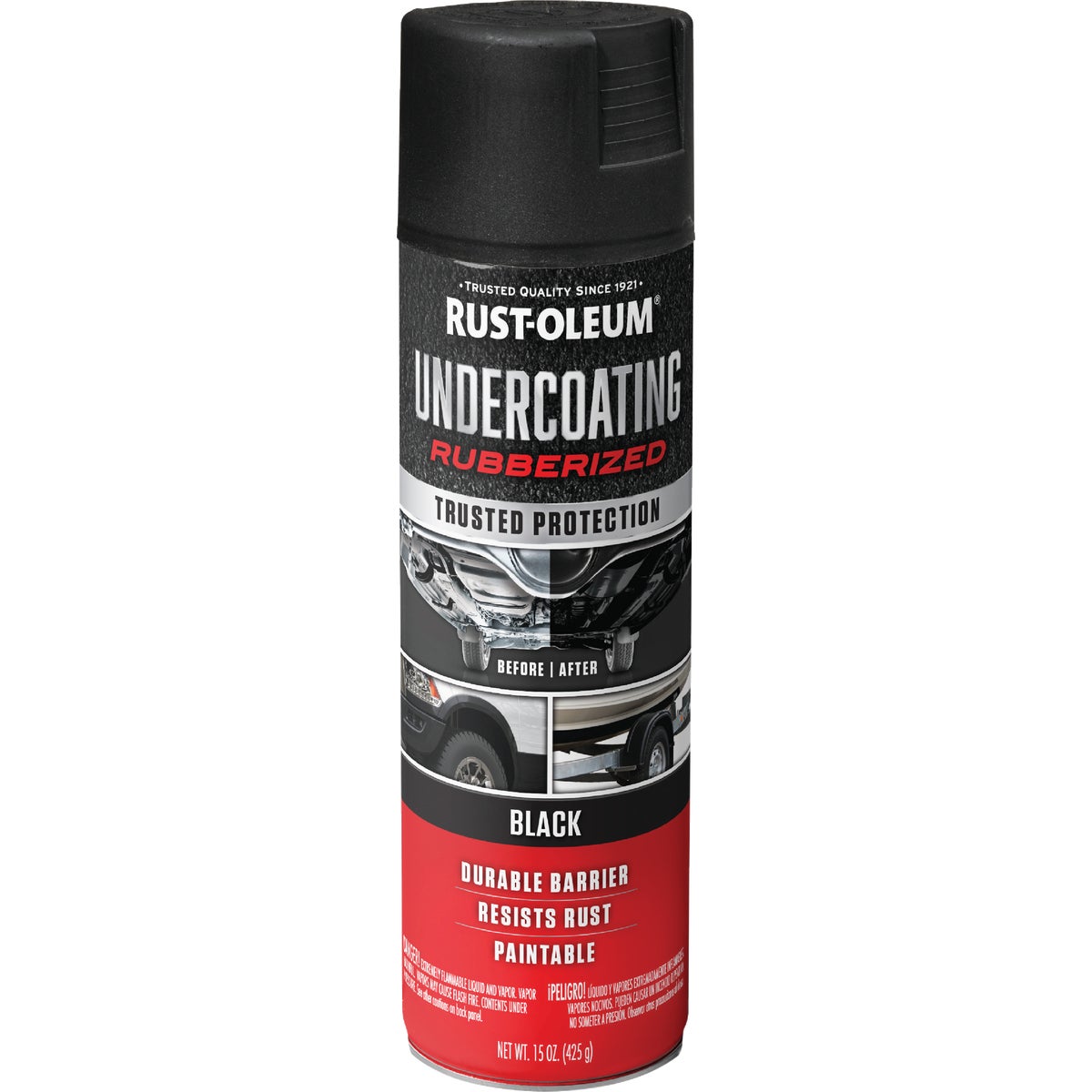 Rust-Oleum Stops Rust Black 15 Oz. Undercoating Image 7