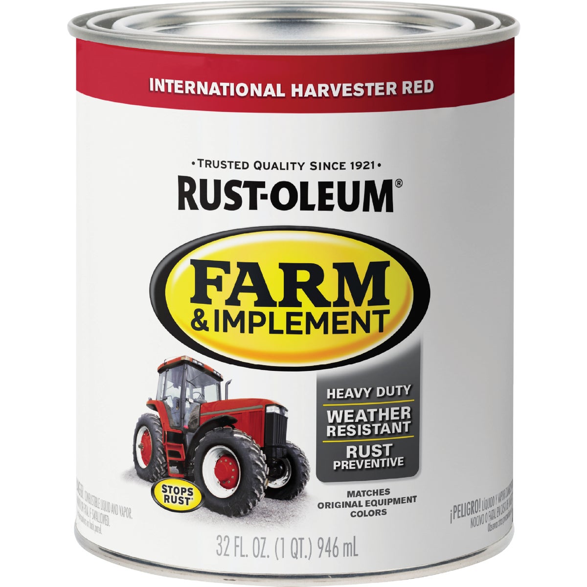 Rust-Oleum 1 Quart International Harvester Red Gloss Farm & Implement Enamel Image 7
