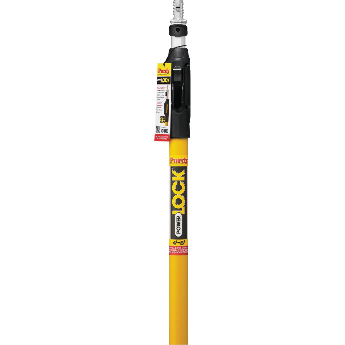 Purdy Power Lock Pole+ 4 to 8 Ft. Aluminum/Fiberglass Extension Pole Image 4