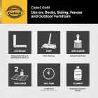 Cabot Gold Exterior Stain, 3471 Sunlit Walnut, 1 Gal. Image 3