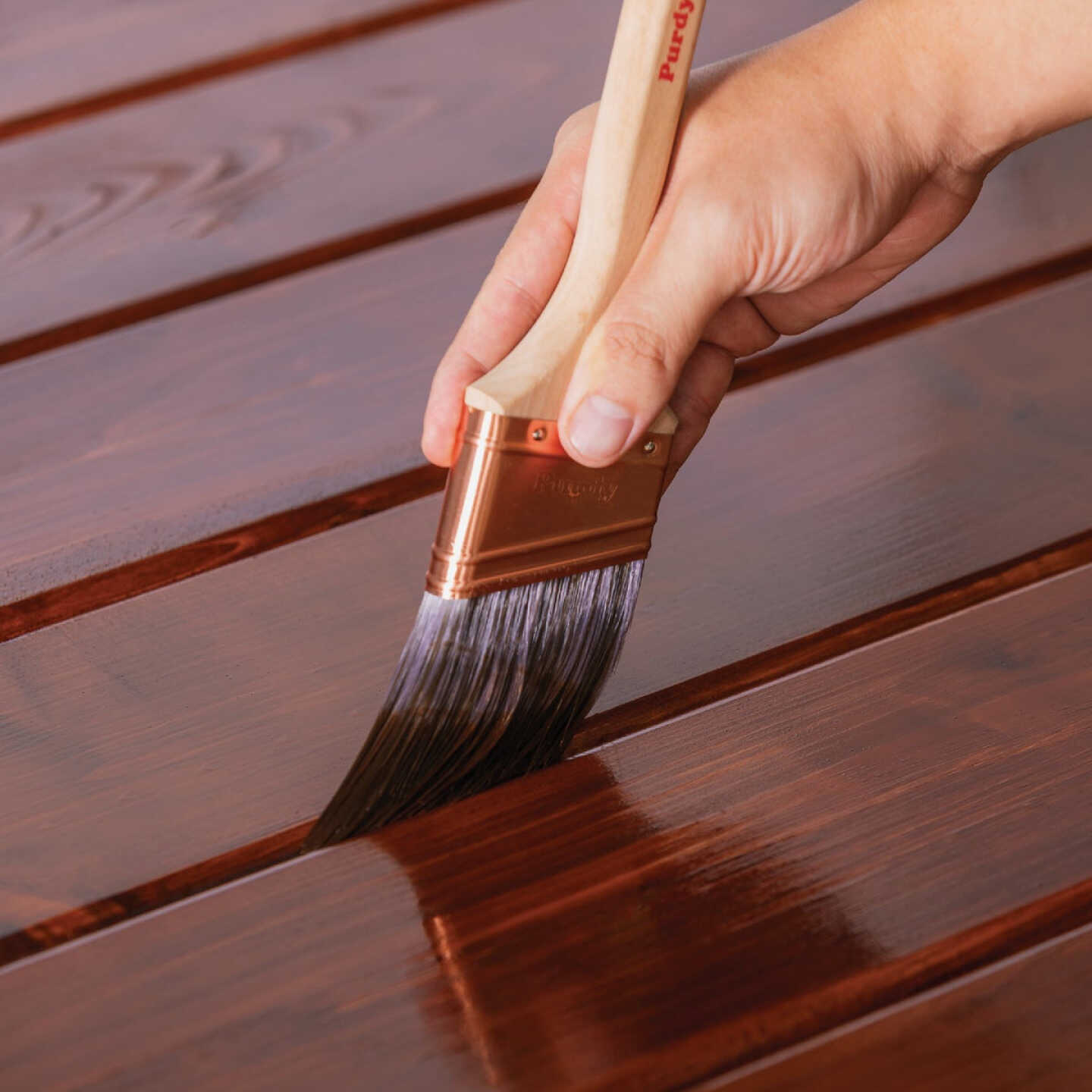 Cabot Gold Exterior Stain, 3473 Moonlit Mahogany, 1 Gal. Image 6