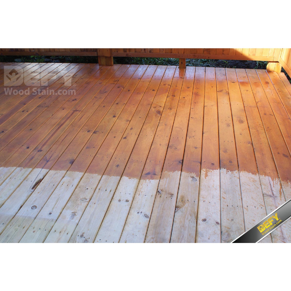DEFY Extreme Semi-Transparent Exterior Wood Stain, Cedar Tone, 5 Gal. Image 9