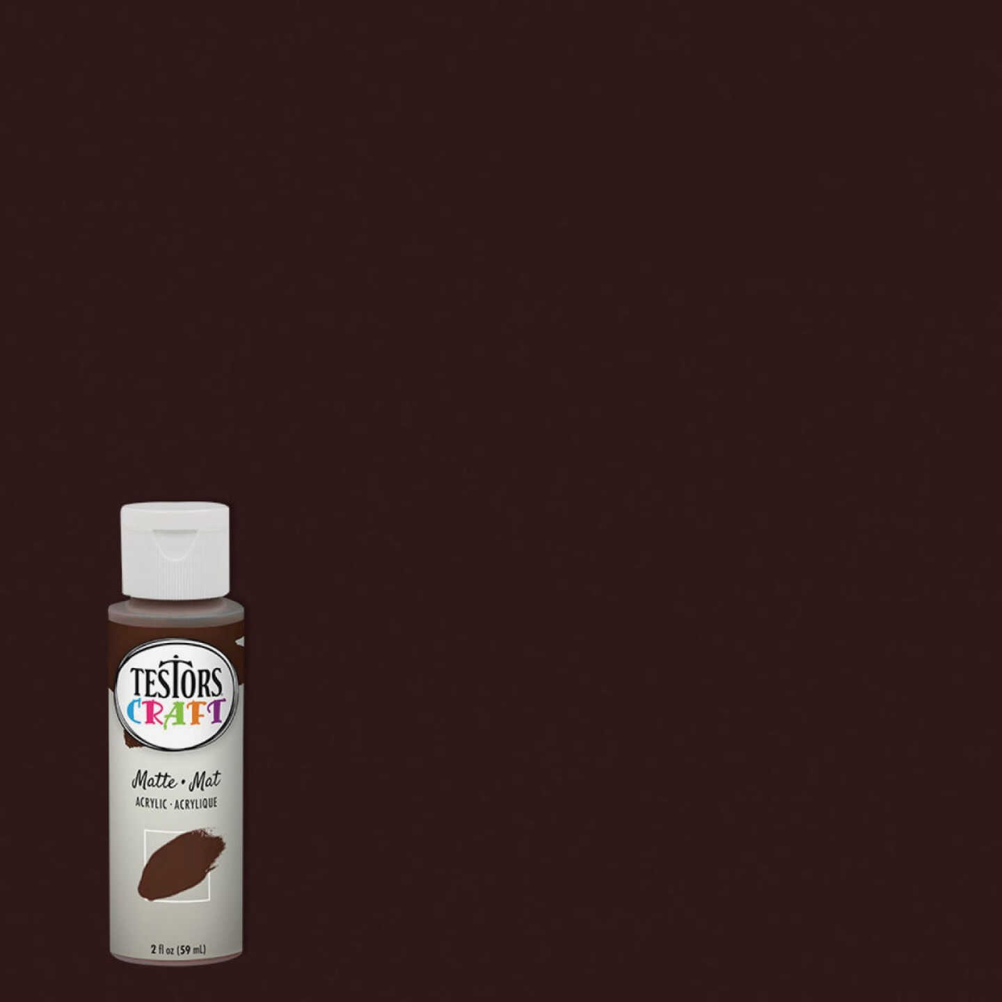 TESTORS 2 Oz. Acrylic Matte Craft Paint, Earthy Image 1