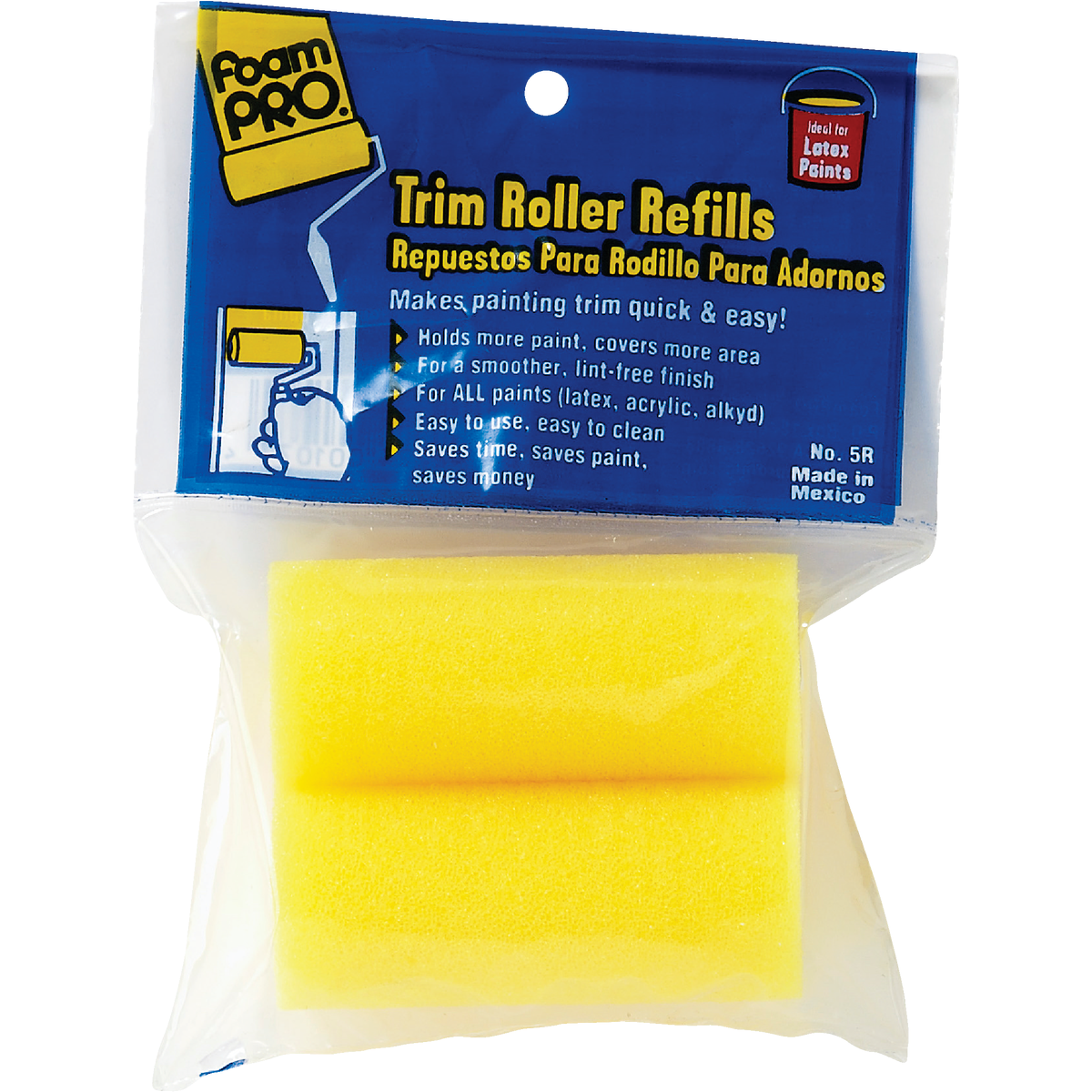 FoamPro 3 In. Mini Foam Roller Cover (2-Pack) Image 1
