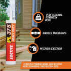 LOCTITE PL 375 10 Oz. Heavy Duty Construction Adhesive Image 5