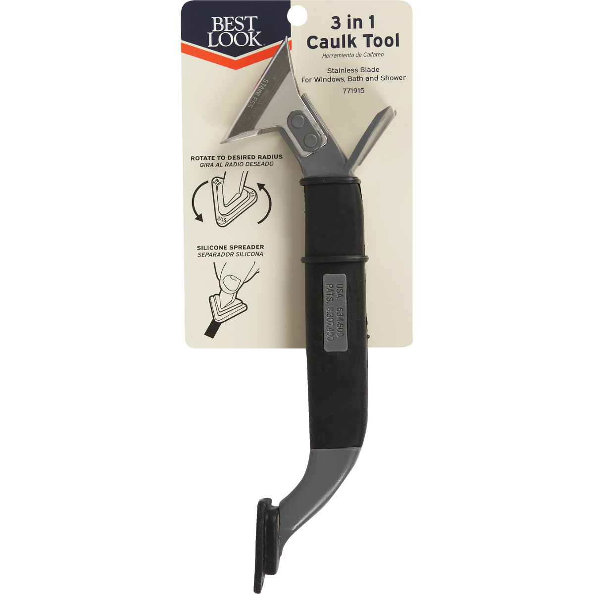 Best Look 3-In-1 Caulk Tool Image 2