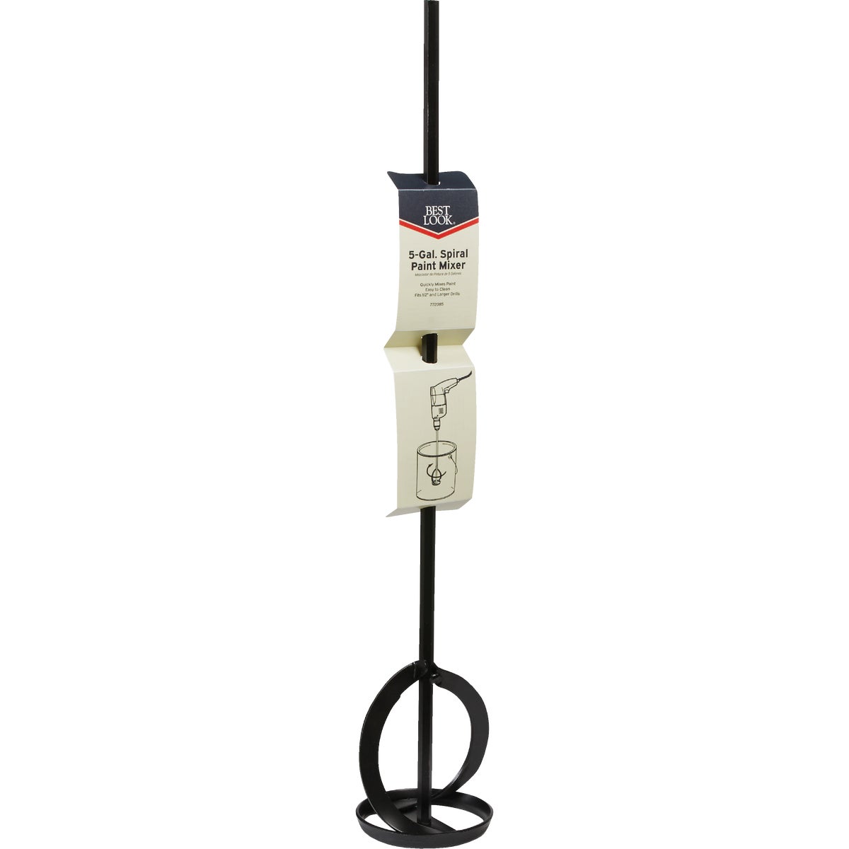 Master Painter 5 Gal. Steel Spiral Paint Mixer