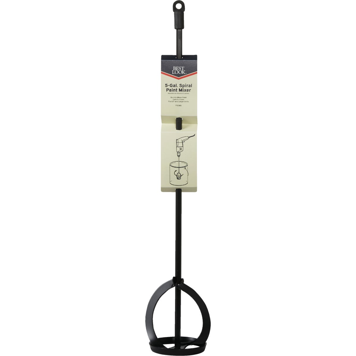 Master Painter 5 Gal. Steel Spiral Paint Mixer Image 2