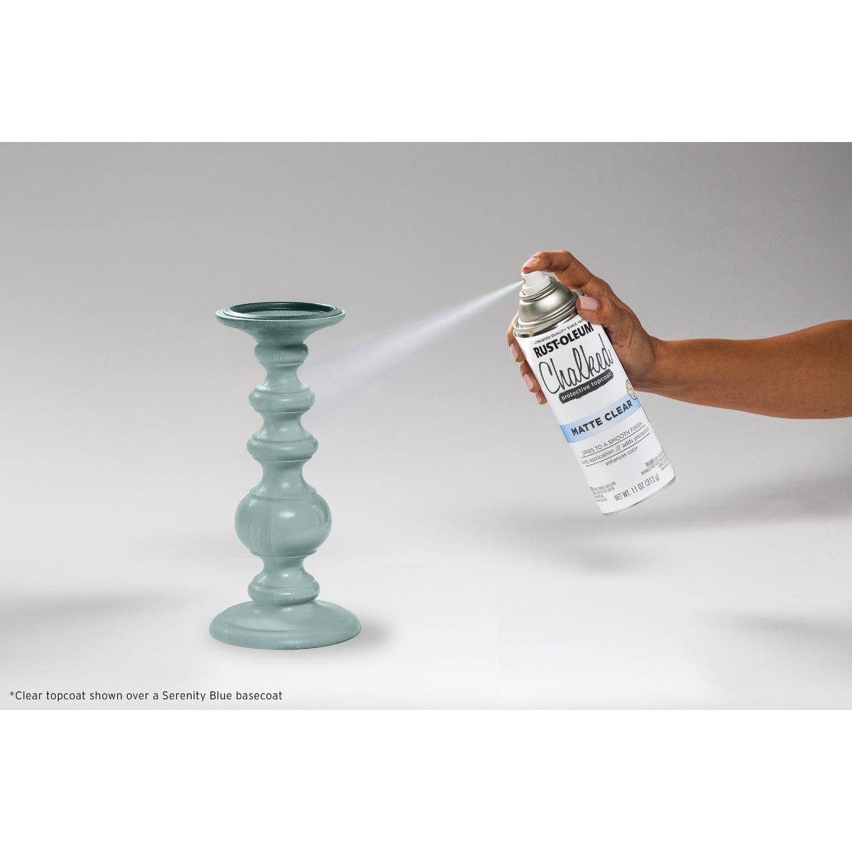 Rust-Oleum Chalked 12 Oz. Ultra Matte Spray Paint, Clear Image 4