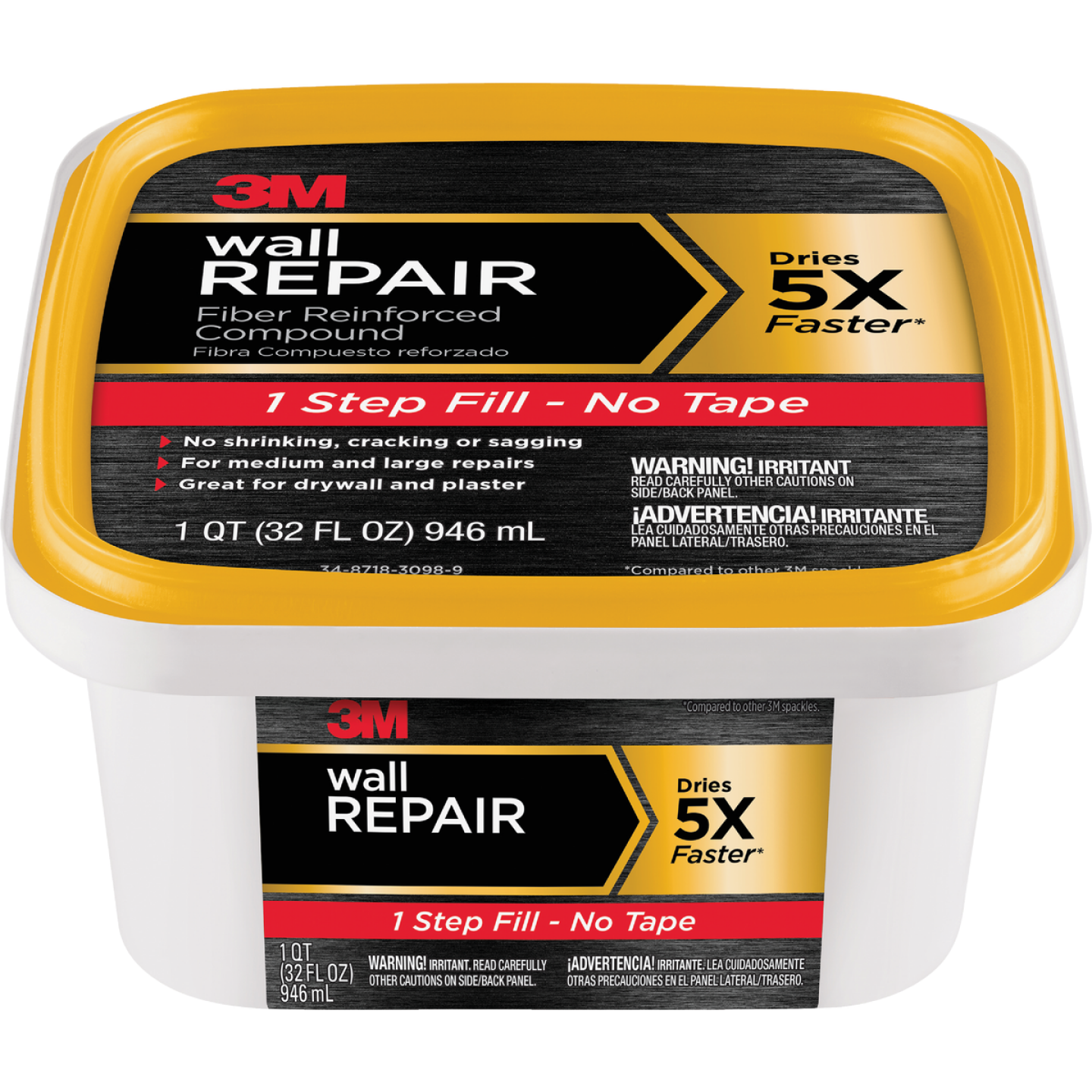 3M High Strength Large Hole Repair, 32 Oz. Image 1