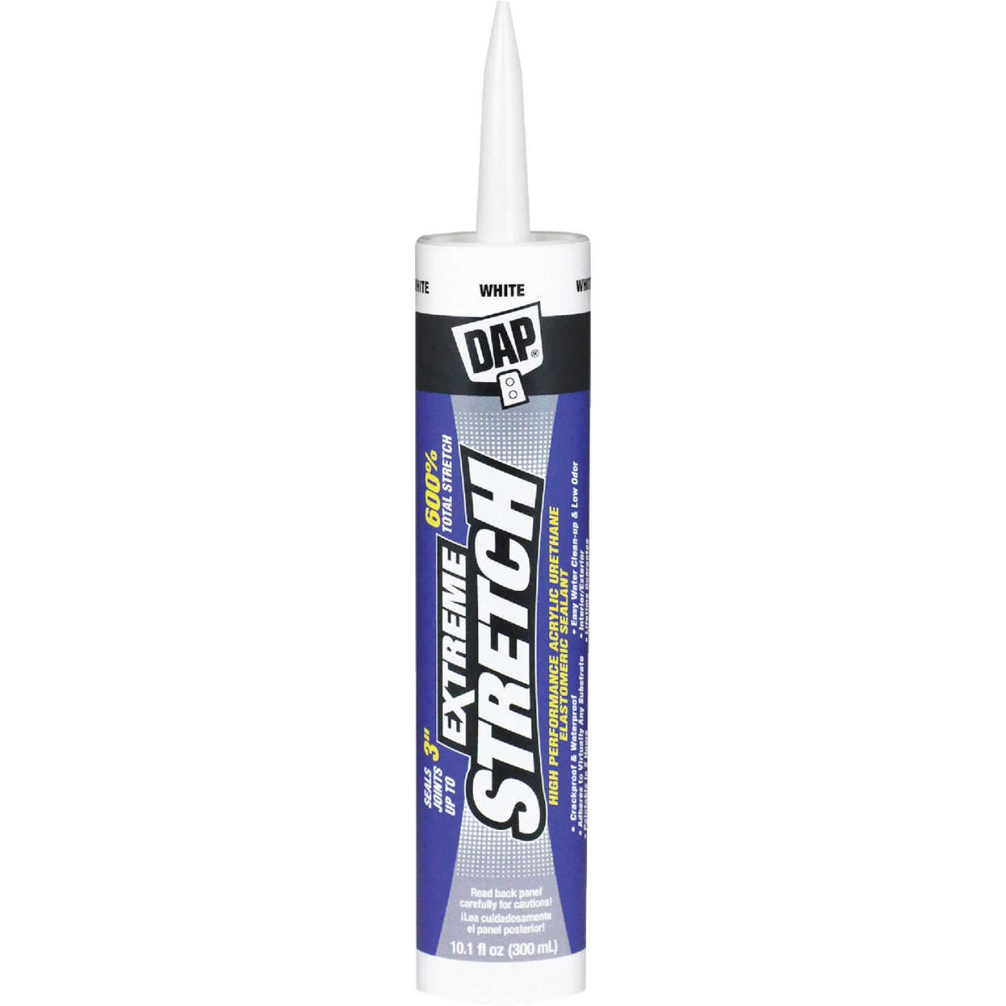 Dap Extreme Stretch 10.1 Oz. White Acrylic Urethane Premium Elastomeric Sealant Image 1