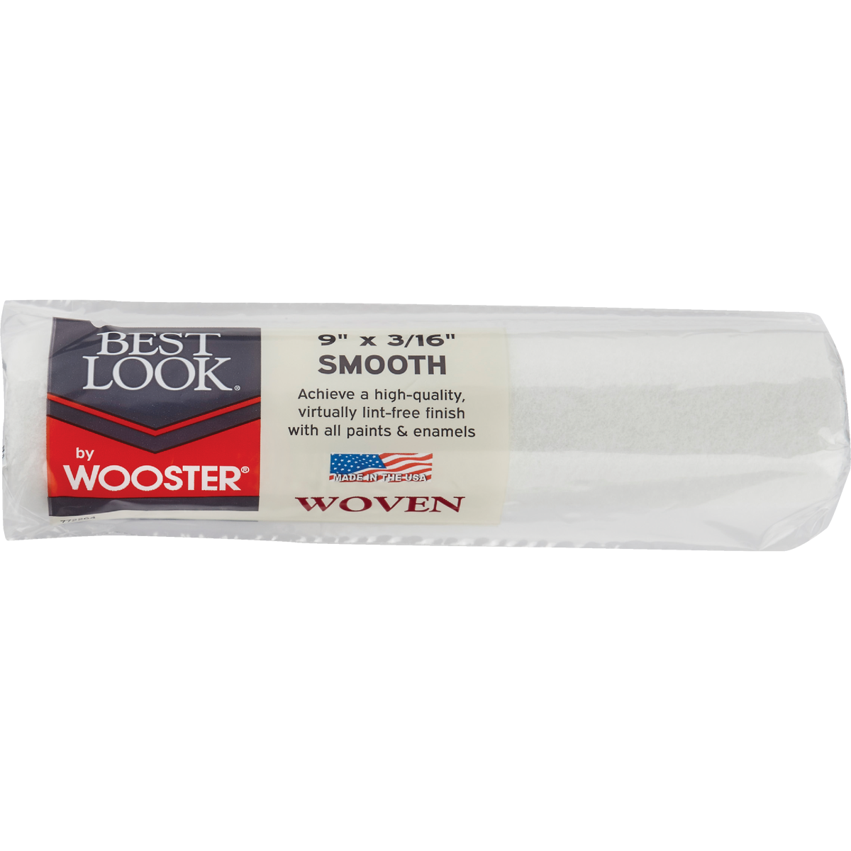 Best Look By Wooster 9 In. x 3/16 In. Woven Fabric Roller Cover Image 1