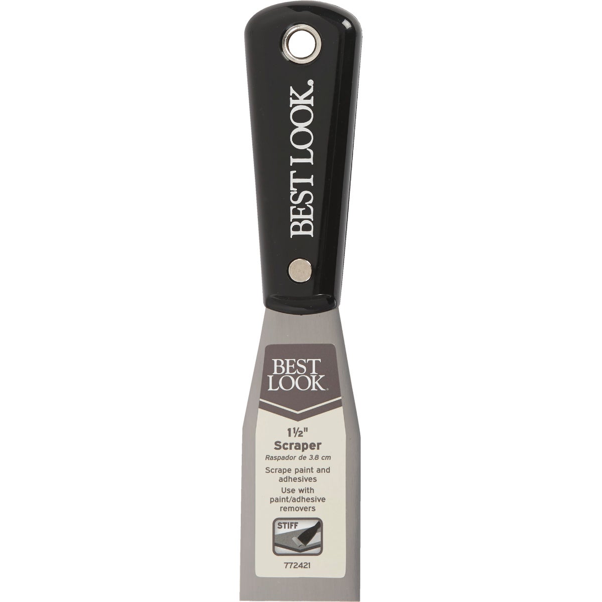 Master Painter 1-1/2 In. Stiff Ergonomic Grip Scraper Image 2