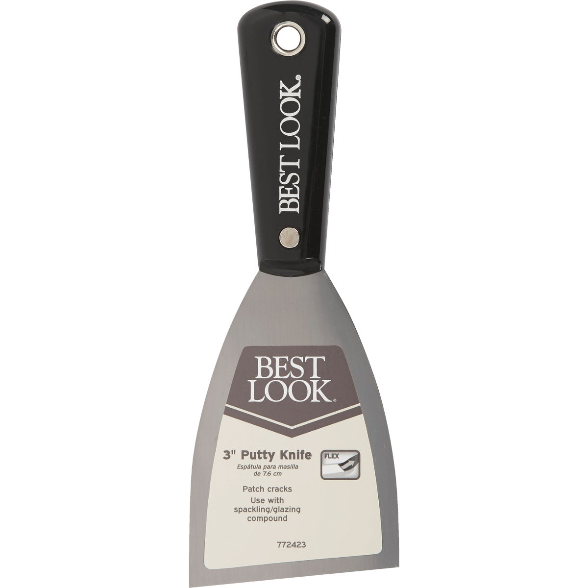 Master Painter 3 In. Flex Ergonomic Grip Putty Knife Image 2