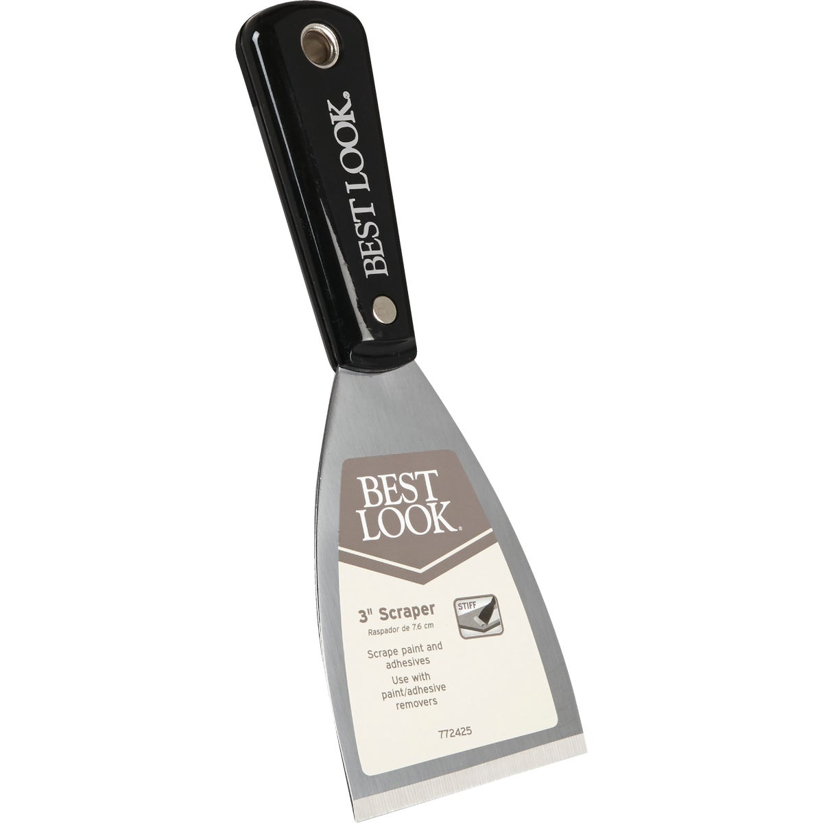 Master Painter 3 In. Stiff Ergonomic Grip Scraper