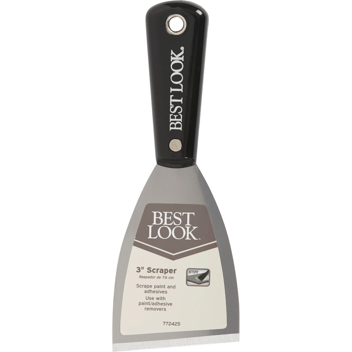 Master Painter 3 In. Stiff Ergonomic Grip Scraper Image 2