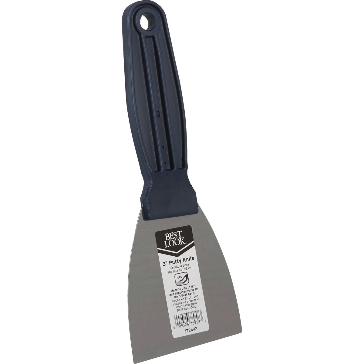 Master Painter 3 In. Flex Plastic Handle Putty Knife