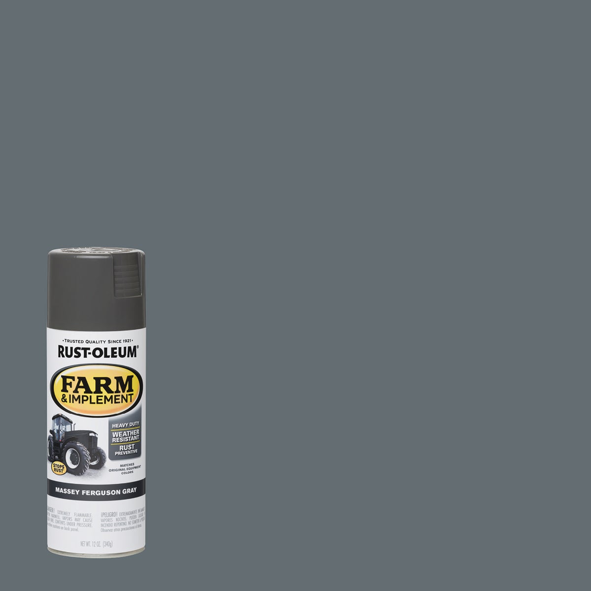 Rust-Oleum 12 Oz. Massey Ferguson Gray Farm & Implement Spray Paint