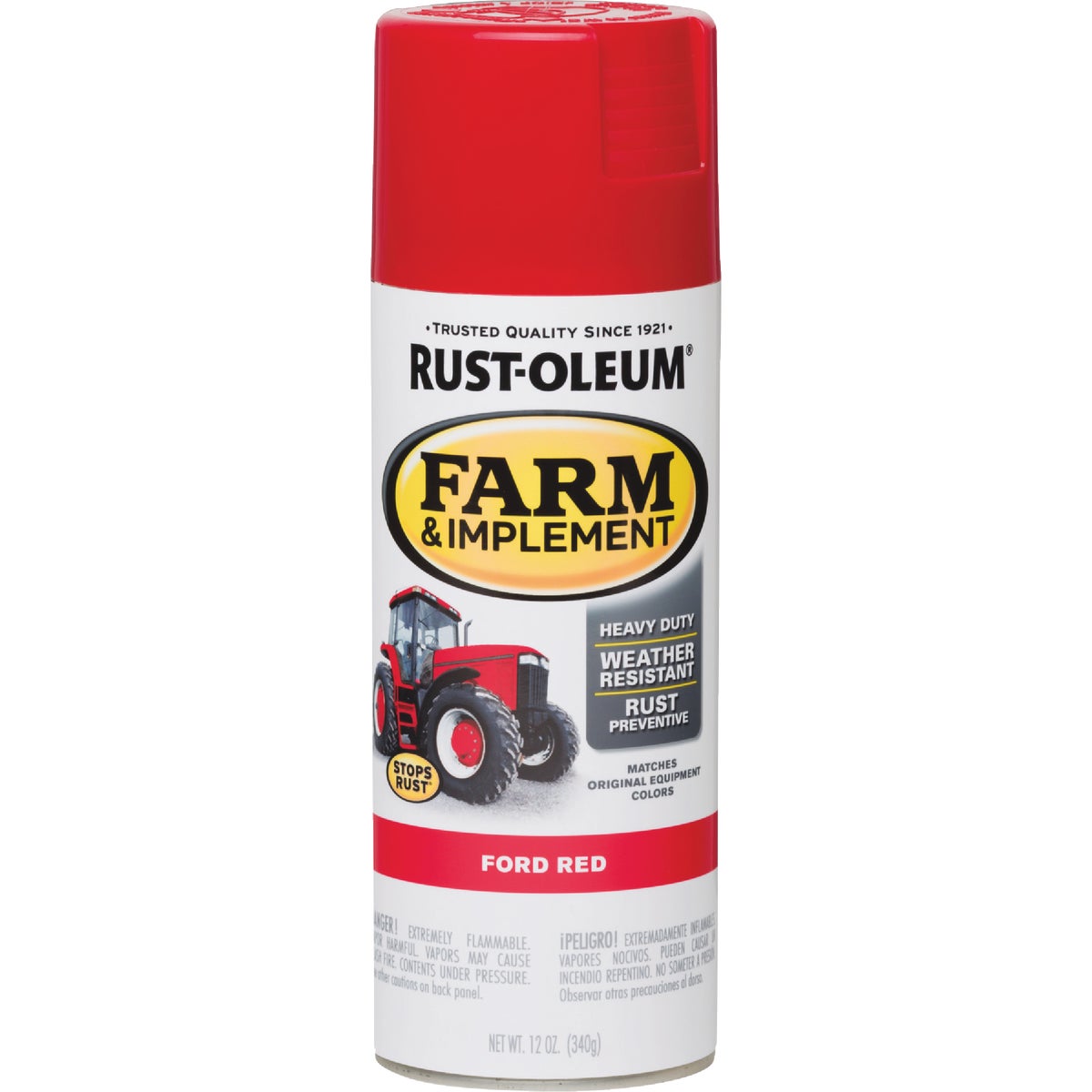 Rust-Oleum 12 Oz. Ford Red Farm & Implement Spray Paint Image 7