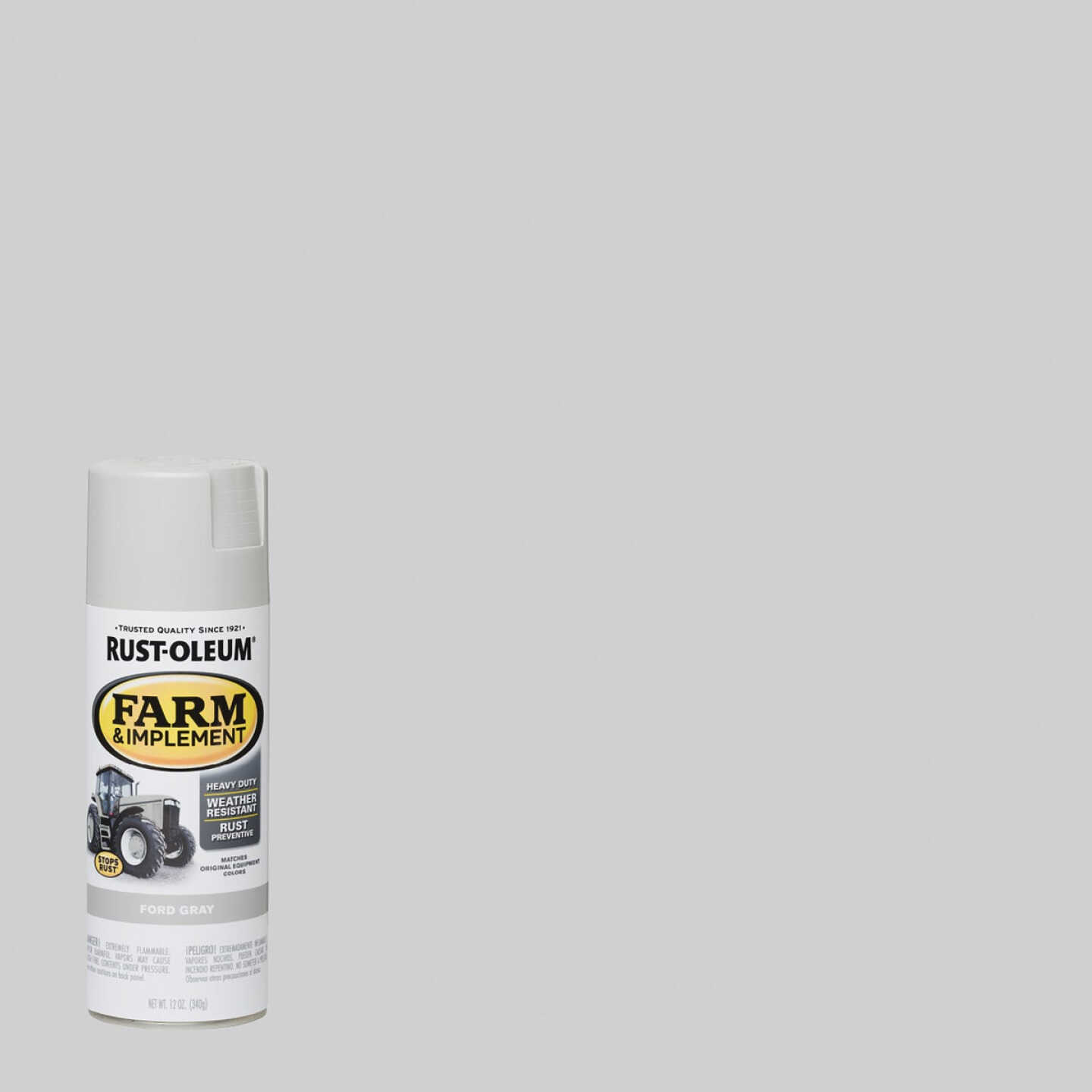 Rust-Oleum 12 Oz. Ford Gray Farm & Implement Spray Paint Image 1