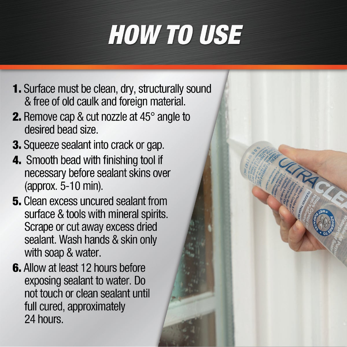 DAP Ultra 5 Oz. Flexible Elastomeric Sealant, Clear Image 4