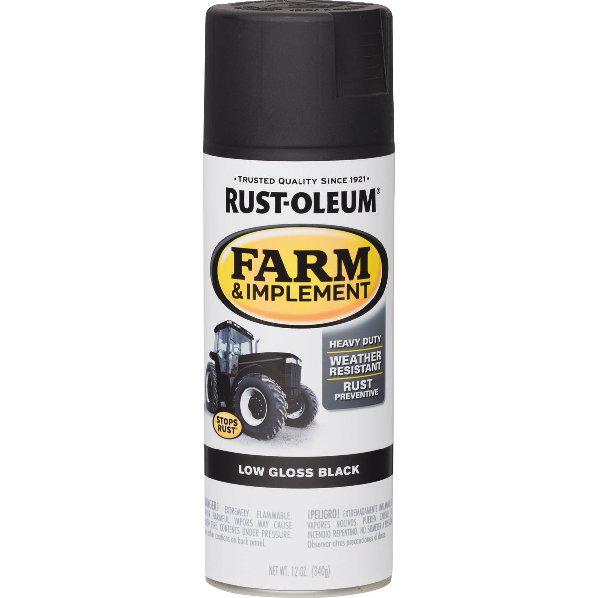 Rust-Oleum 12 Oz. Low Gloss Black Farm & Implement Spray Paint Image 7