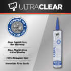 DAP Ultra Clear 10.1 Oz. Flexible Elastomeric Sealant, Clear Image 2