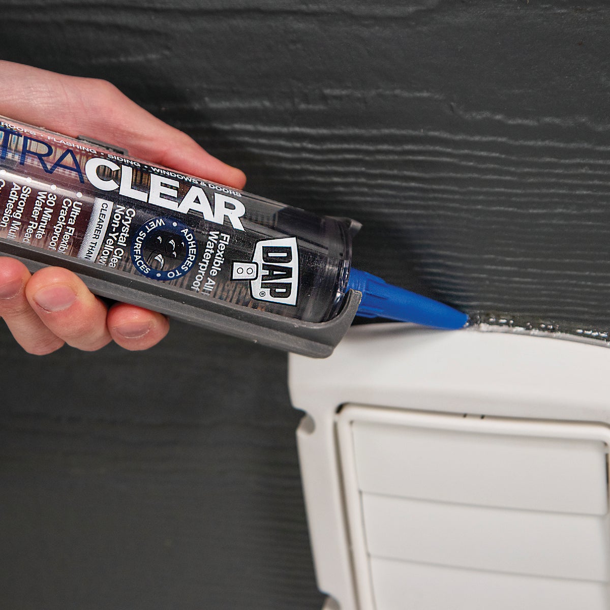 DAP Ultra Clear 10.1 Oz. Flexible Elastomeric Sealant, Clear Image 7