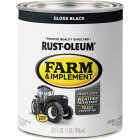 Rust-Oleum 1 Quart Black Gloss Farm & Implement Enamel Image 7