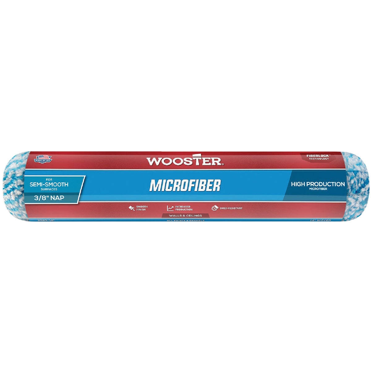Wooster 14 In. x 3/8 In. Microfiber Roller Cover
