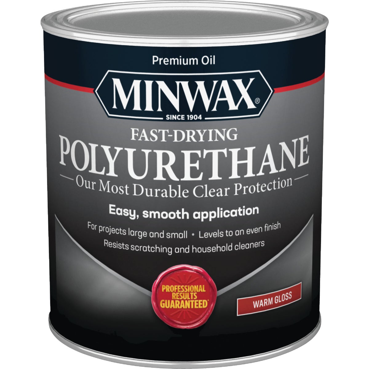 Minwax Gloss Fast-Drying Interior Polyurethane, 1 Qt.