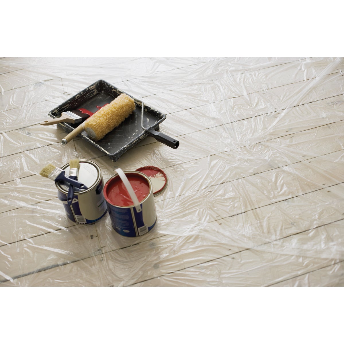 Frost King High Density Plastic 9 Ft. x 12 Ft. .47 mil Drop Cloth Image 2