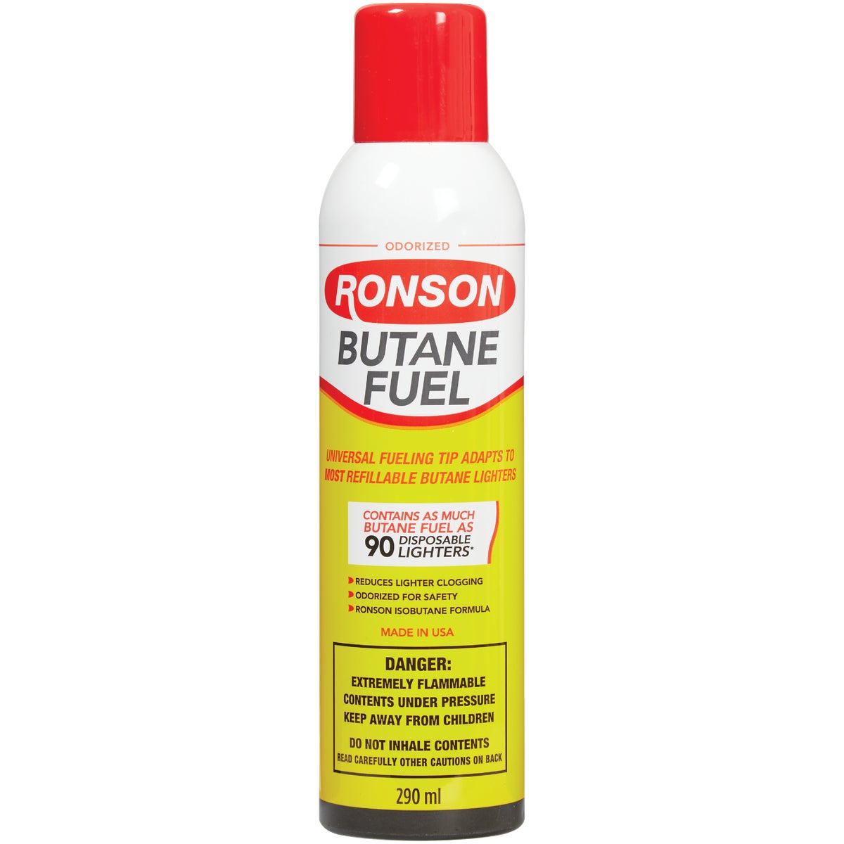 Ronson 290 ml Odorized Butane Lighter Fuel Image 2
