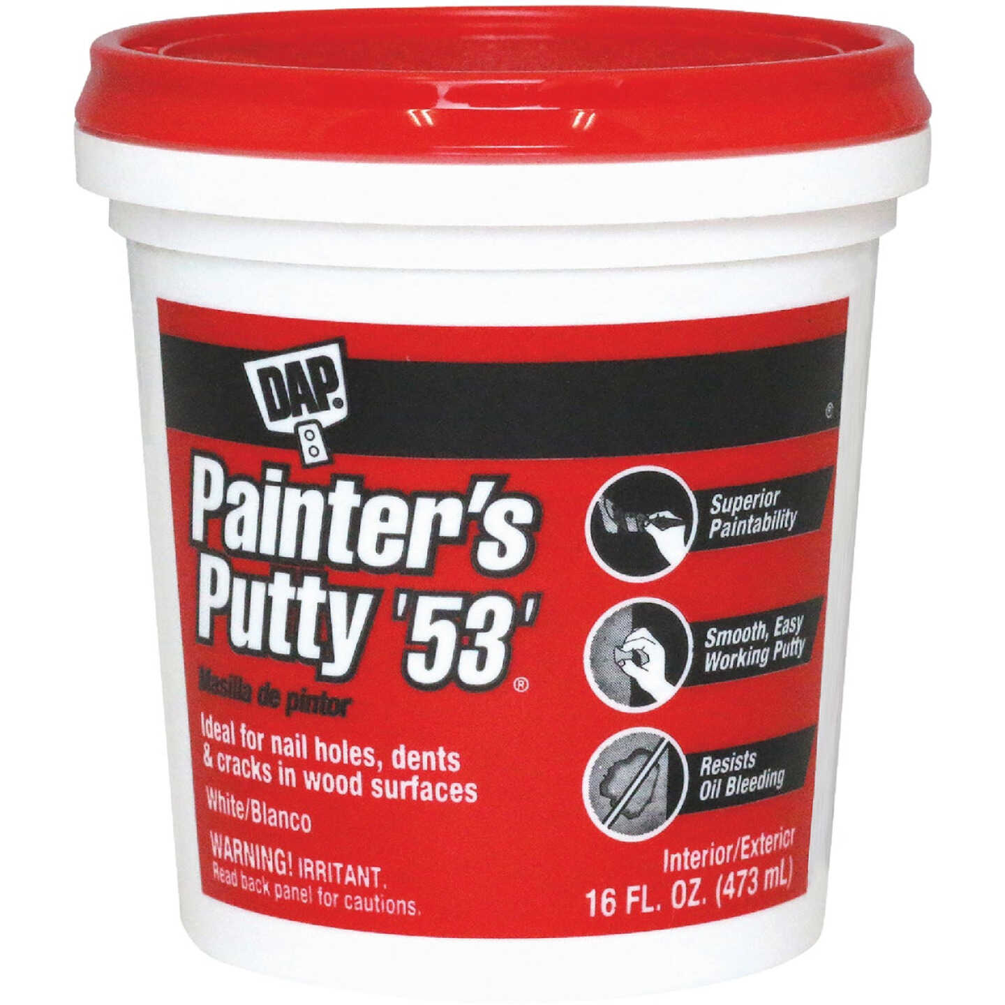 DAP Painter's Putty '53', 16 Oz. Image 1